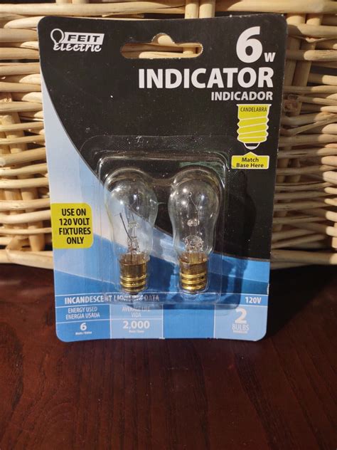 Feit Electric 6W Indicator 2 Pack Bulbs | eBay