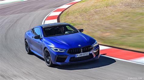 2020 Bmw M8 Competition Coupe Color Frozen Marina Bay Blue Front