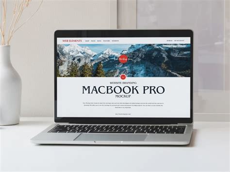 Free Website Branding Macbook Pro Mockup Free Mockup Zonefree Mockup Zone