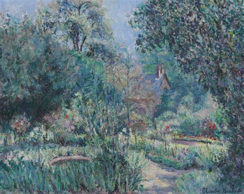 Blanche Hoschede Monet Le Jardin Christie S