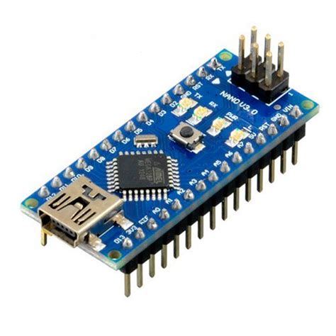 The nano board weighs around 7 grams with dimensions of 4.5 cms to 1.8 cms (l to b). Ardobot Robótica SAS Arduino Nano Compatible