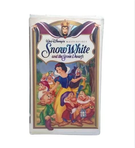 Disney Snow White And The Seven Dwarfs Vhs Masterpiece Collection