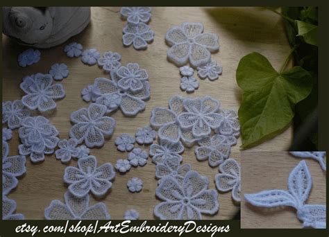 Fsl Free Standing Lace Flowers Machine Embroidery Designs