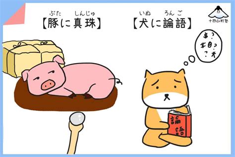 「日語學習」豚に真珠 犬に論語 十四山村日本語塾
