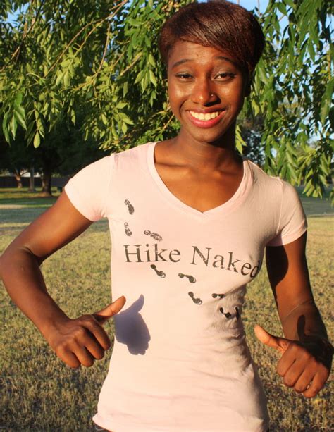 Hike Naked Women S Original Art Sporty Shirt Etsy
