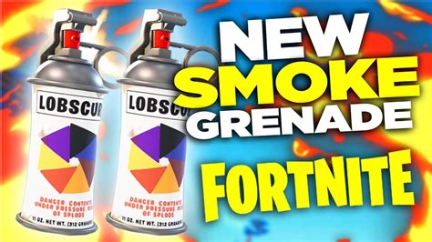 Fortnite Smoke Grenade Update