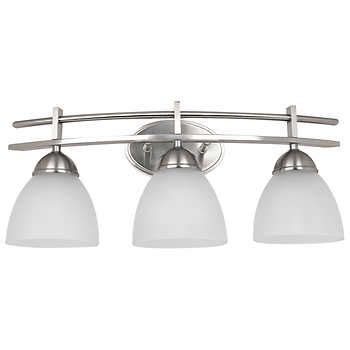 Furthermore, if the bathroom is designed well with the. Feit LED 3-light Vanity Fixture 2700K Brushed Stainless Finish