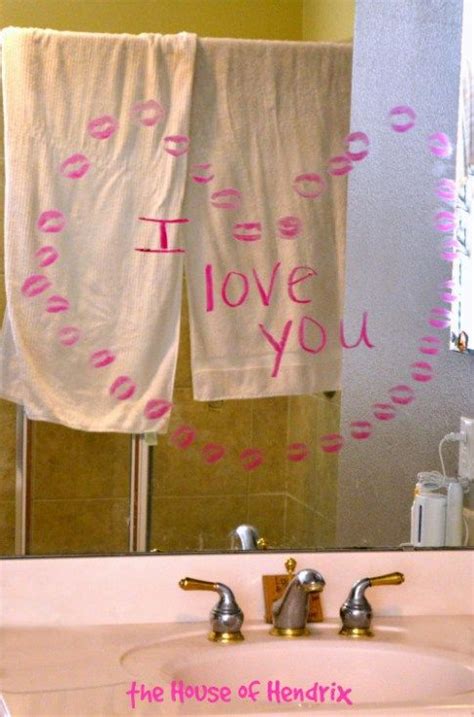 Kiss A Heart Into Your Man S Bathroom For A Fun And Flirty Surprise