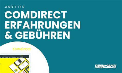 Diskutiere erfahrungen mit comdirect bank im die kontoführung & der zahlungsverkehr forum im bereich kredite, finanzierung, darlehen; Comdirect Erfahrungen » Gebühren | Alternativen ...