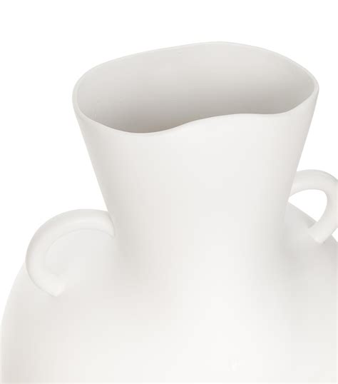 Anissa Kermiche White Large Love Handles Vase 90cm Harrods Uk