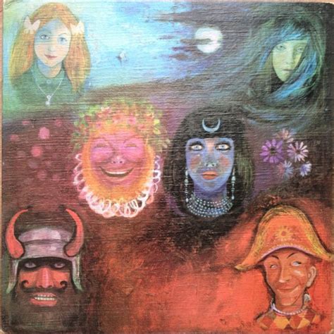 Upon opening the gate fold you found pete sinfield's lyrics and another painting by barry godbear, this one depicting the character of the crimson king. King Crimson - In The Wake Of Poseidon at Discogs