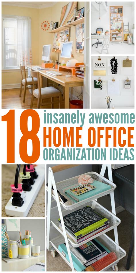 20 chic office organization ideas that also boost productivity. 18 Insanely Awesome Home Office Organization Ideas | Home ...