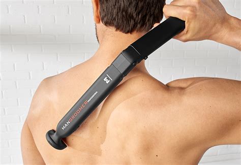 Electric shaver, series 9, silver, 9330s. Men's Electric Back Hair Shaver @ Sharper Image
