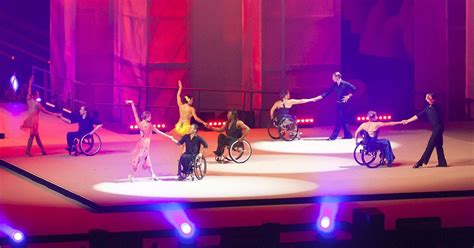 Dancers in wheelchairs takes center stage