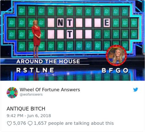 Deluxe wheel of fortune 25th anniversary edition 160 (?) puzzles ages 8 to adult. 37 of the Only Possibly Correct Answers to Wheel of ...