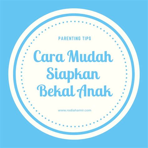 Sai kamal | bajilah tajaan: 4 Cara Mudah Siapkan Bekal Makanan Anak Ke Sekolah
