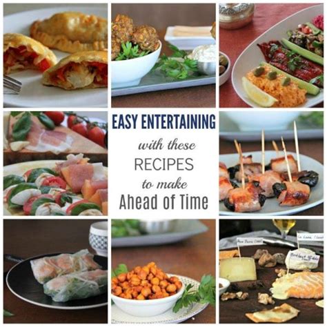 Apartment therapy) it's still home cooking month around here, and, to us, nothing embodies that phrase more than a small dinner party. Easy Entertaining with these Recipes to Make Ahead of Time ...