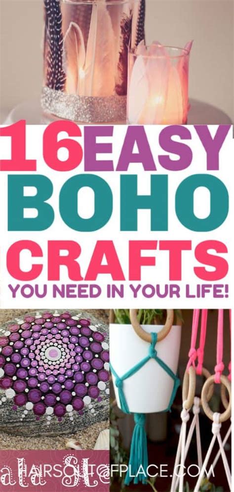 16 Diy Easy Boho Crafts For Your Boho Chic Room Hairs Out Of Place