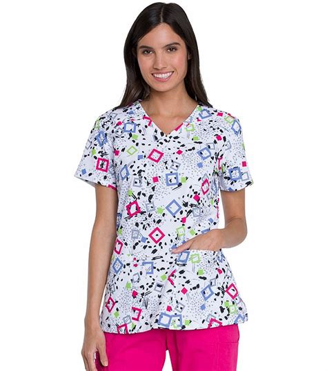 Dickies Everyday Scrubs V Neck Top Dk616 Medical Scrubs Collection