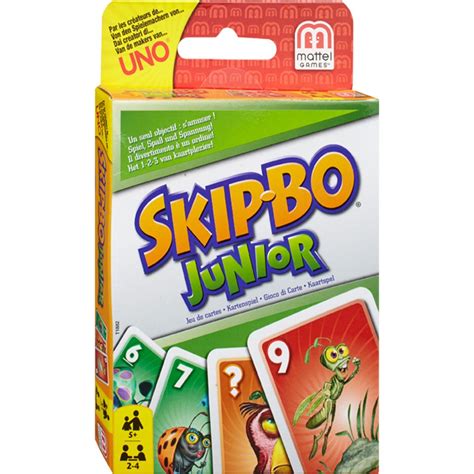 Ein einfach zu erlernendes, schnelles kartenspiel für groß und klein. Skip-Bo Junior