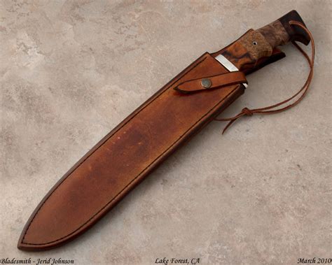 Bush Knife Jerid Johnson Custom Handmade Knives