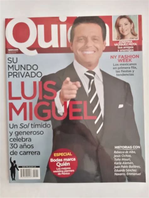 Luis Miguel Quien Mexican Magazine Mexico Spanish March 2012 2499