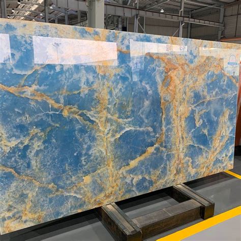 Hight Quality Blue Marble Slab Tile For Background Wall