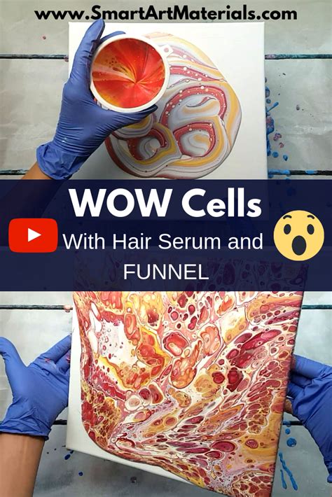 Awesome Cells With Easy Trick Acrylic Pouring Technique From Olga