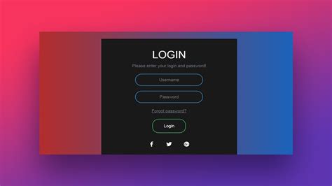 Bootstrap Simple Login Page Template Login Gn