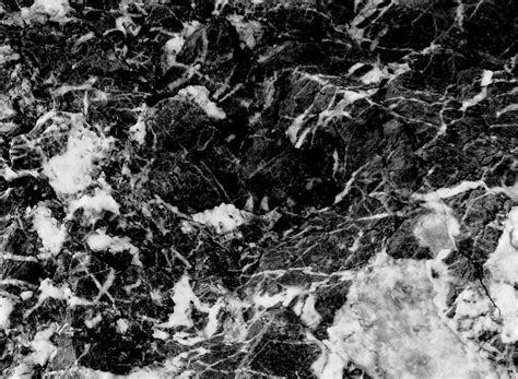 Black And White Marble Rock Texture Free Stock Photo Public Domain