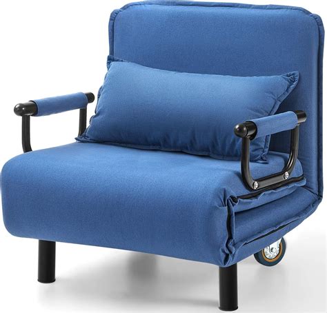 Upholstered Convertible Sleeper Chair Sofa Bed Folding