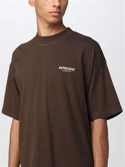Represent T Shirt For Man Brown Represent T Shirt M05149 Online On