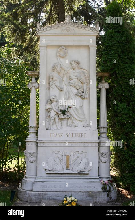 The Tomb Of Franz Schubert Central Cemetery Vienna Stock Photo Royalty