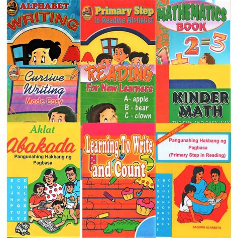 Pre School Books Kindergarten Day Care Educational Books Abakada
