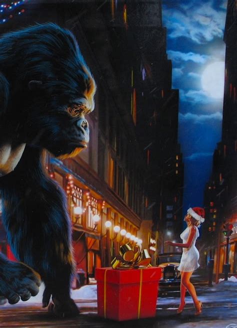 Check out amazing kingkong artwork on deviantart. Original King Kong Pin-up Painting