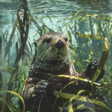 Sea Otters Keystone Species Majesty: Captivating 4K Snapshots – IMAGELLA