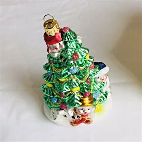 Impuls Poland Mouth Blown Hand Painted Glass Christmas Ornament Ebay