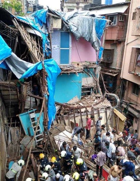 Mumbai Building Collapse Photos Several Killed Over 40 Feared Trapped