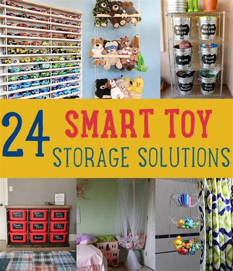 Shelves can go above dressers, desks or even the bedroom door for infrequently used items. 24 Smart Toy Storage Solutions | Quick, Cheap, Easy DIY