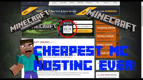 We did not find results for: CHEAPEST MINECRAFT SERVER HOSTING OUT THERE?! - YouTube