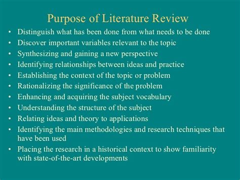 Importance of literature review in research methodology - report892.web ...