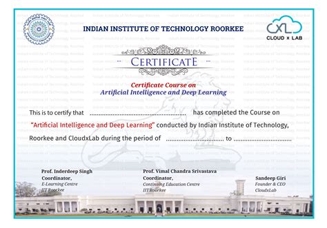 Certificate Course On Artificial Intelligence And Deep Learning By Iit