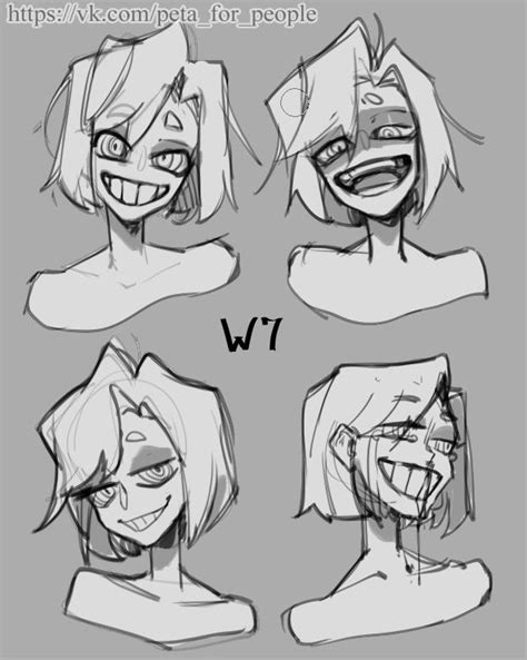 Pin By Гриб On Аниме арт Drawing Face Expressions Face Drawing