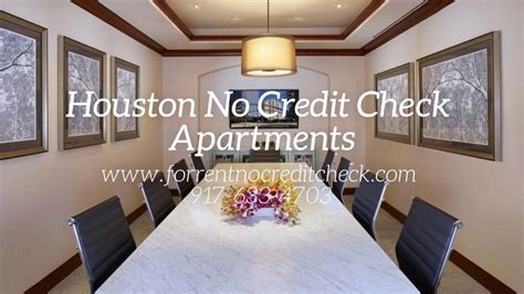 Houston Tx No Credit Check and 2nd Chance Apartments - YouTube