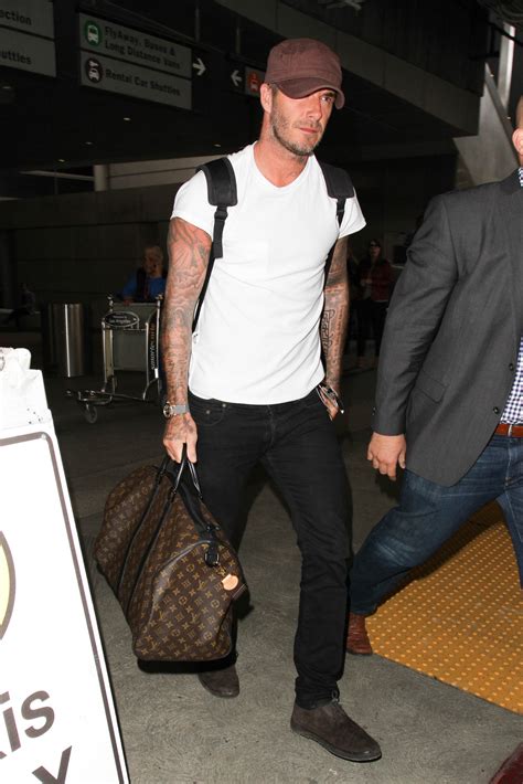 David Beckhams 10 Best Airport Style Looks Photos Gq