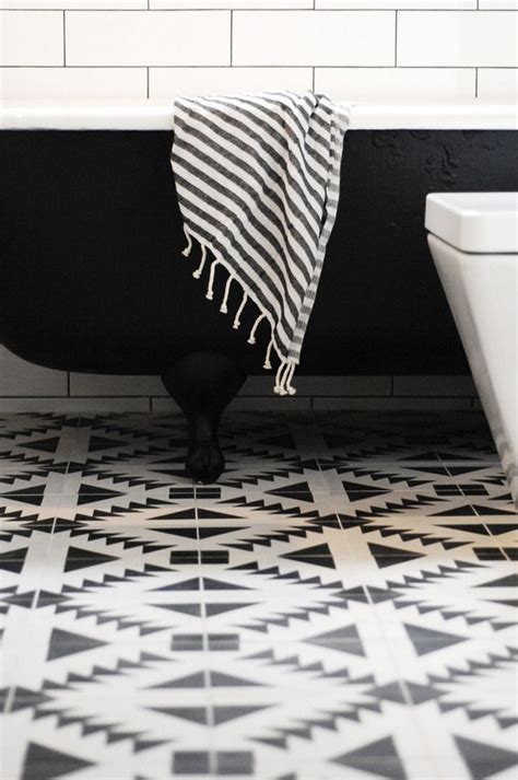 Matte porcelain floor and wall tile (3 pieces/11.62 sq. 40 black and white bathroom floor tile ideas and pictures