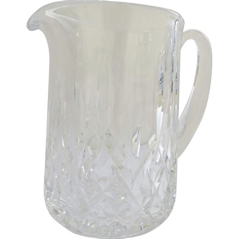 Vintage Waterford Lismore Crystal Pitcher From Blacktulip On Ruby Lane