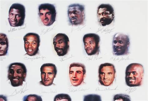 Sold Nba 50 Greatest Players Signed Lithograph Ap Coa Jsa