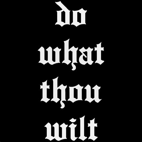 Do What Thou Wilt 2 Decal