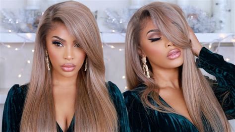 How To Go Ash Blonde Hair From Black Hair Youtube